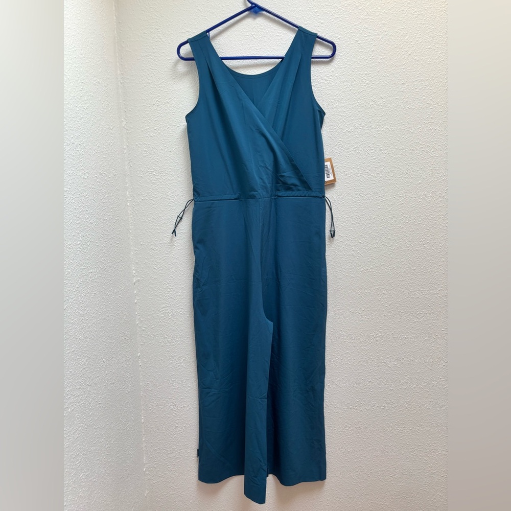 NWT Title Nice Blue Round Trip Sleeveless Jumpsuit Size XS